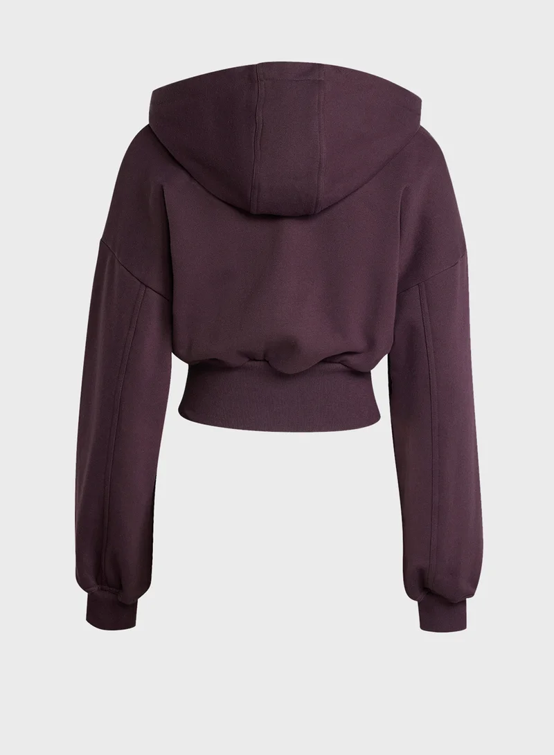 adidas By Stella McCartney Stella Mccartney Cropped Hoodie