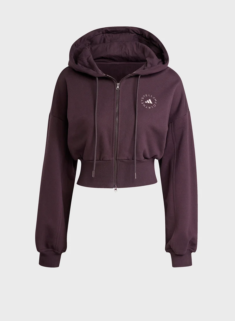 adidas By Stella McCartney Stella Mccartney Cropped Hoodie