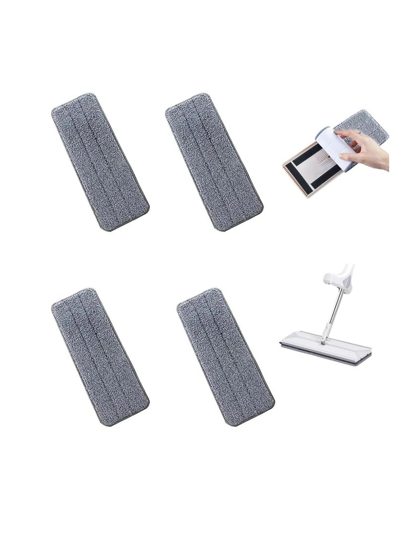 MIXDE 4Pack Cloth Head Replacement Compatible for Deerma Water Spray Mop Sweeper Microfiber - Image 1