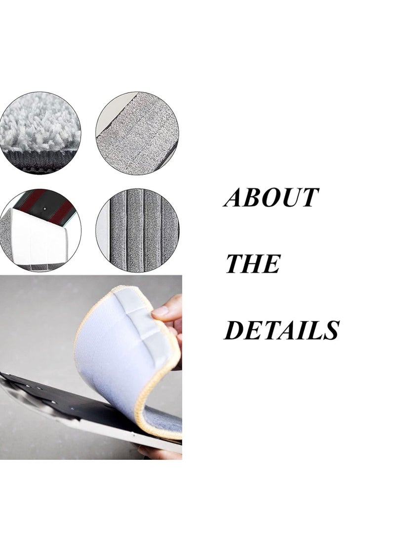 MIXDE 4Pack Cloth Head Replacement Compatible for Deerma Water Spray Mop Sweeper Microfiber - Image 3