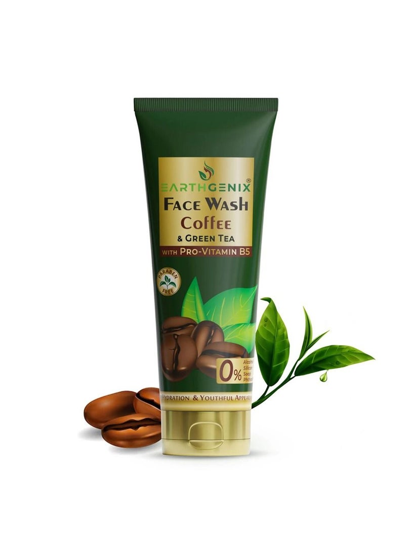 Earthgenix Earthgenix Coffee & Green Tea Face wash 100Ml 