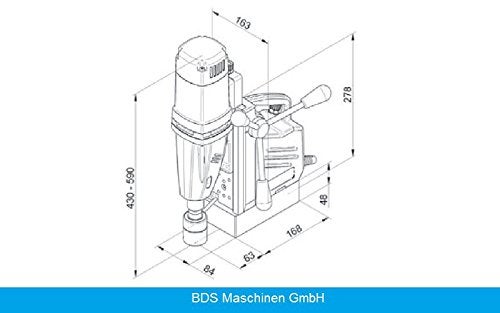 BDS Maschinen Magnetic Drilling Machines from ProfiBASIC Class BDS Maschinen 45 mm Diameter x 55 mm Length - Image 3