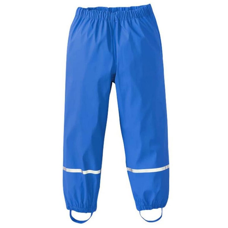 Fewlby Toddlers Boys Girls Rain Pants Mud Dirty Proof Lightweight Reflective Waterproof Unisex Rain Wear - Image 2