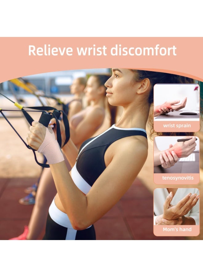2 PCS Ultra Thin Wrist Brace for Carpal Tunnel, Elastic Wrist Wraps for Arthritis and Tendonitis, Wrist Straps Support, Pain Relief, Compression and Support for Fitness Enthusiasts (Skin Tone) - Image 3