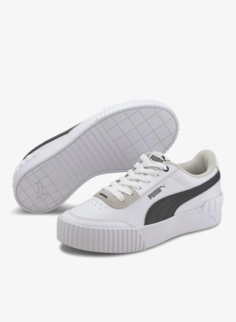 Puma Puma White-Puma Black Carina Lift Women's Sneakers for Women | Best Price UAE