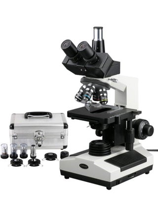 AmScope T390BPCS Professional Compound Trinocular Microscope 40X2000X Magnification WF10x and WF20x Eyepieces Brightfield and PhaseContrast Halogen Illumination Abbe Condenser DoubleLayer Mechanical Stage 110V220V AutoSwitching Includes 3 PhaseContrast Objectives with Rings - pzsku/Z6D7DAB40A4C4B53536F8Z/45/1747233766/a5b95898-0257-429b-ab60-03d8cc6abc44