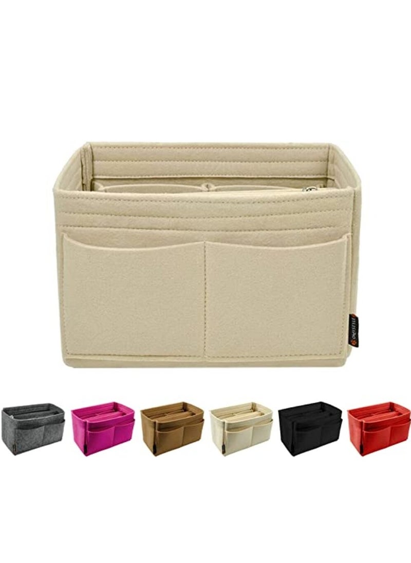 LYNLYN - Felt Purse Bag Organizer Insert with zipper For Speedy Neverfull Tote and More - Image 1