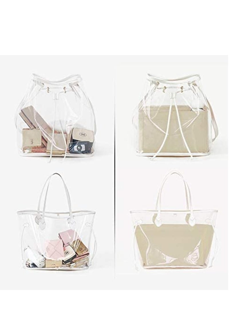 LYNLYN - Felt Purse Bag Organizer Insert with zipper For Speedy Neverfull Tote and More - Image 1