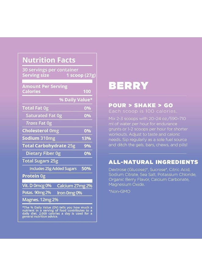Tailwind Nutrition Endurance Fuel, Electrolyte & Hydration Sports Drink Mix Powder, Gluten-Free, Vegan, Berry, 30 Servings  - Image 5