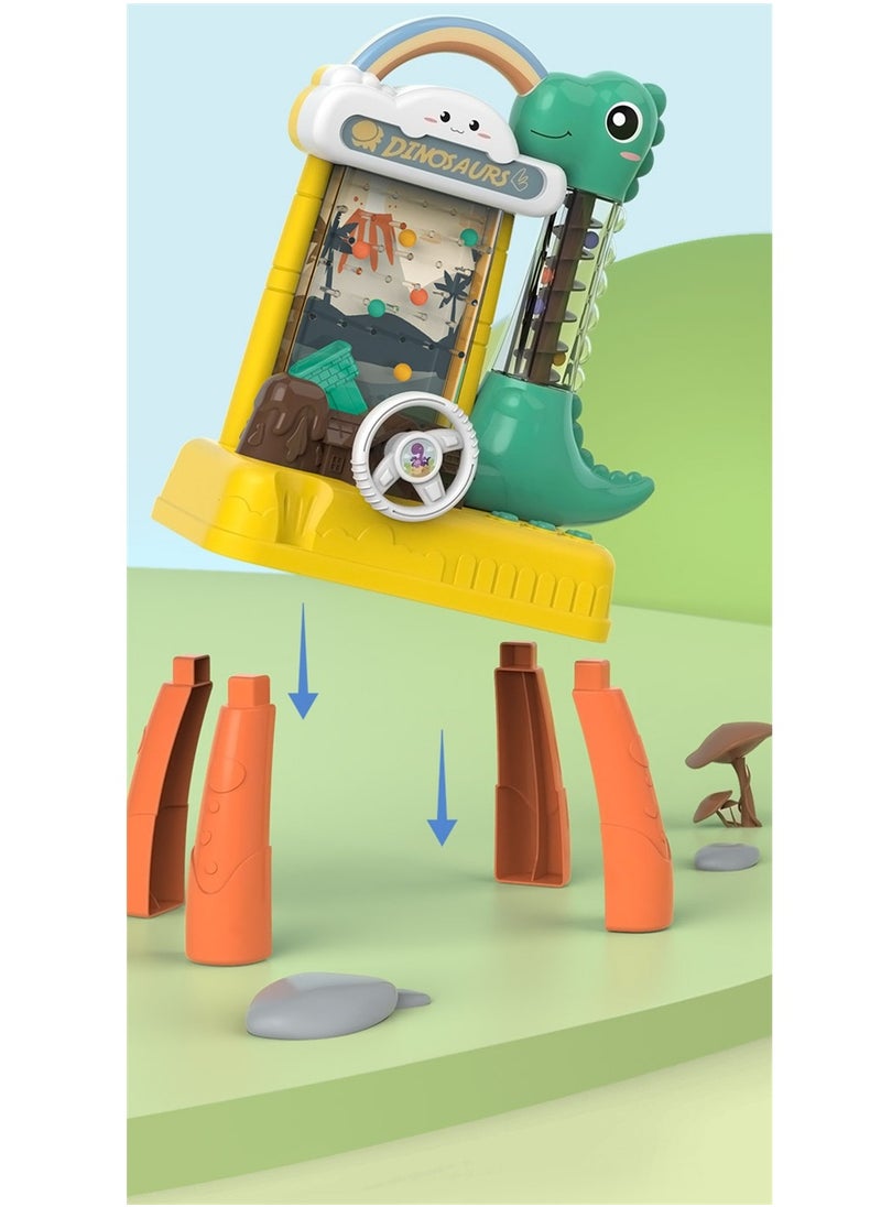 dinosaurs - Children's Electric Loop Ball Machine Puzzle Ball Challenge Board Game 3 Years Old+ - Image 1