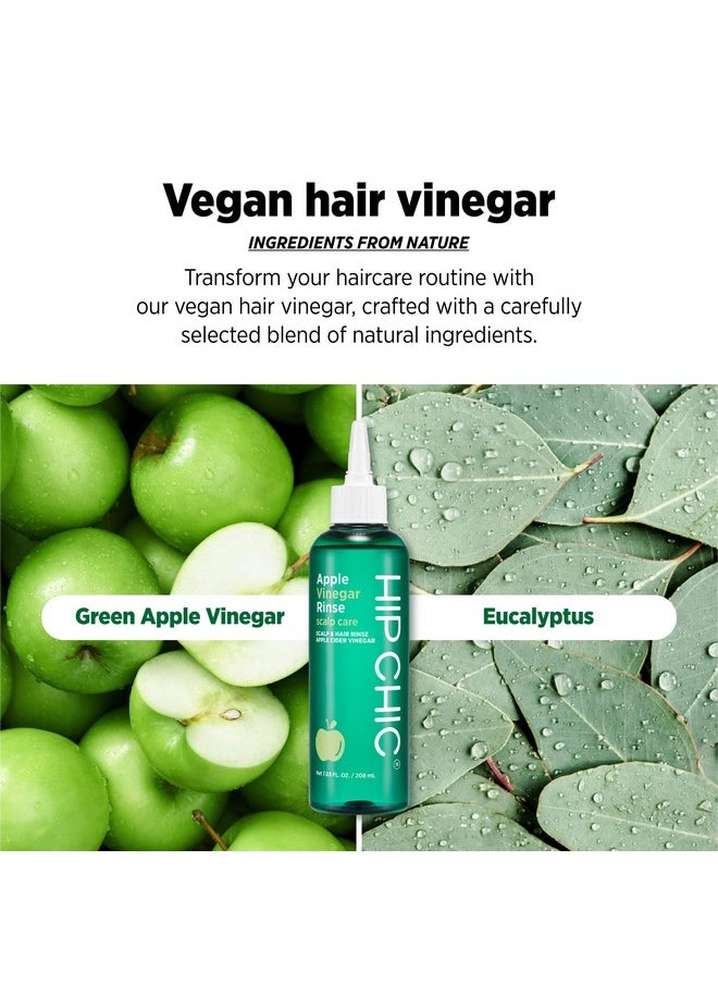 Hip Chic - Ip Chic Hair Vinegar That Fresh Hair Apple Vinegar Rinse 208Ml Apple Cider Vinegar Refreshing Clarifying Hair Scalp Care Sulfate & Parabenfree - Image 1