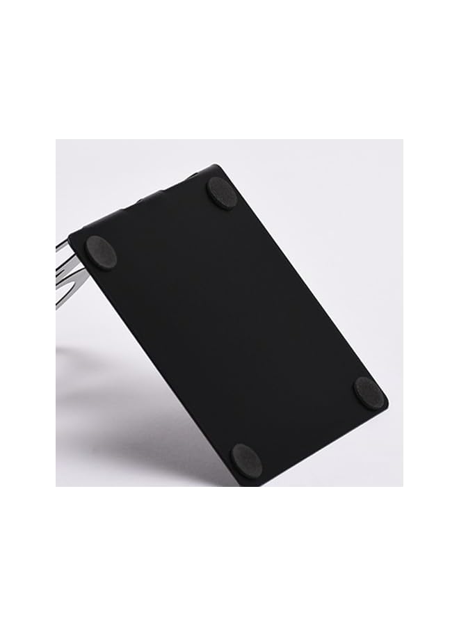 The Bros Book Stand Clip, Reusable Bookshelf Organiser, Metal Book End Bracket, Black - Image 4