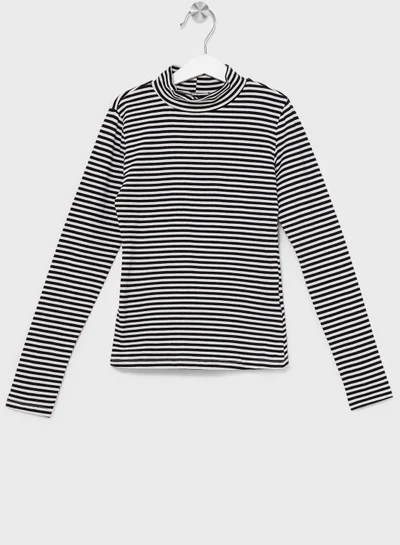 اتش اند ام Youth Stripe Top