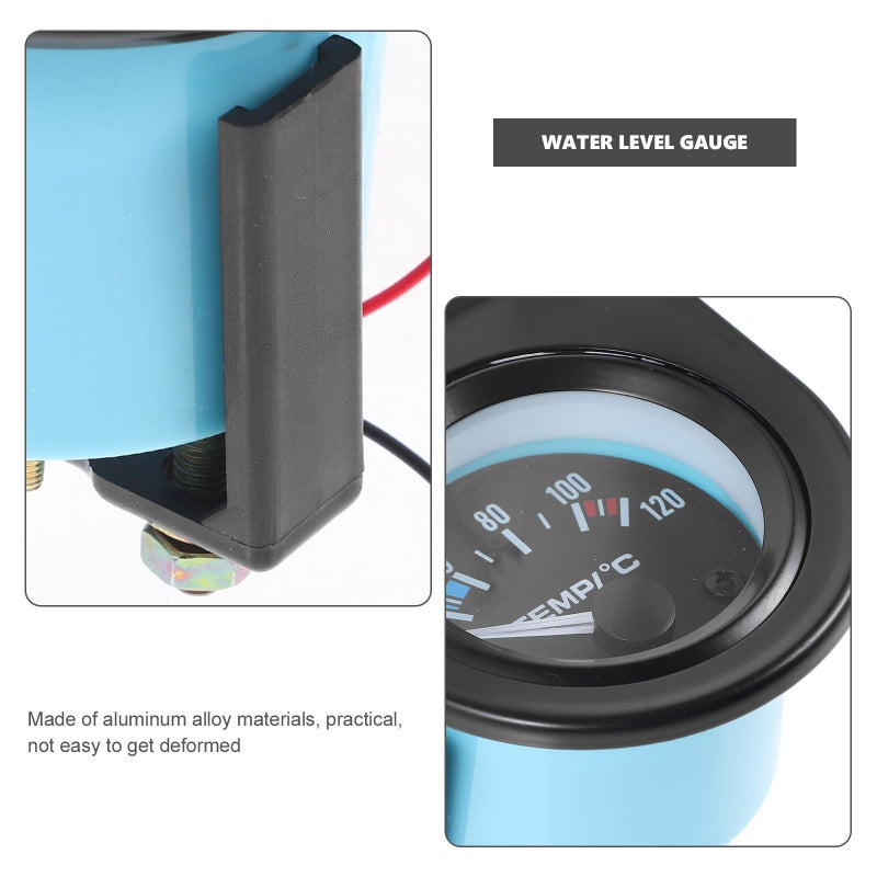 52mm Mechanical Water Temperature Gauge Aluminum Alloy Black Dial 40 120c Car Tank Temperature Meter Automotive Accessory - Image 4