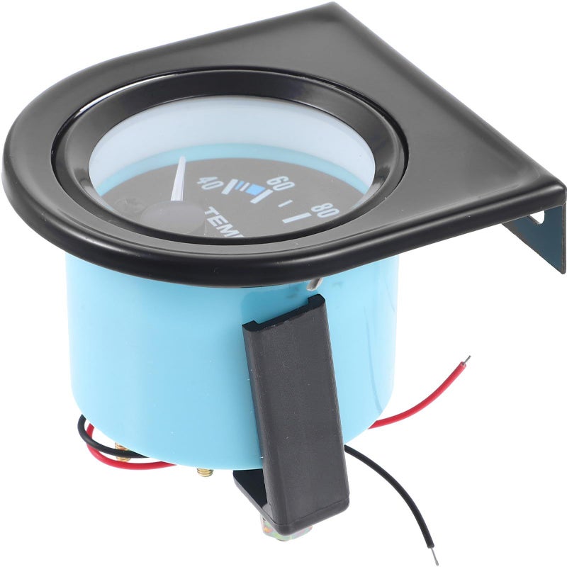 52mm Mechanical Water Temperature Gauge Aluminum Alloy Black Dial 40 120c Car Tank Temperature Meter Automotive Accessory - Image 2