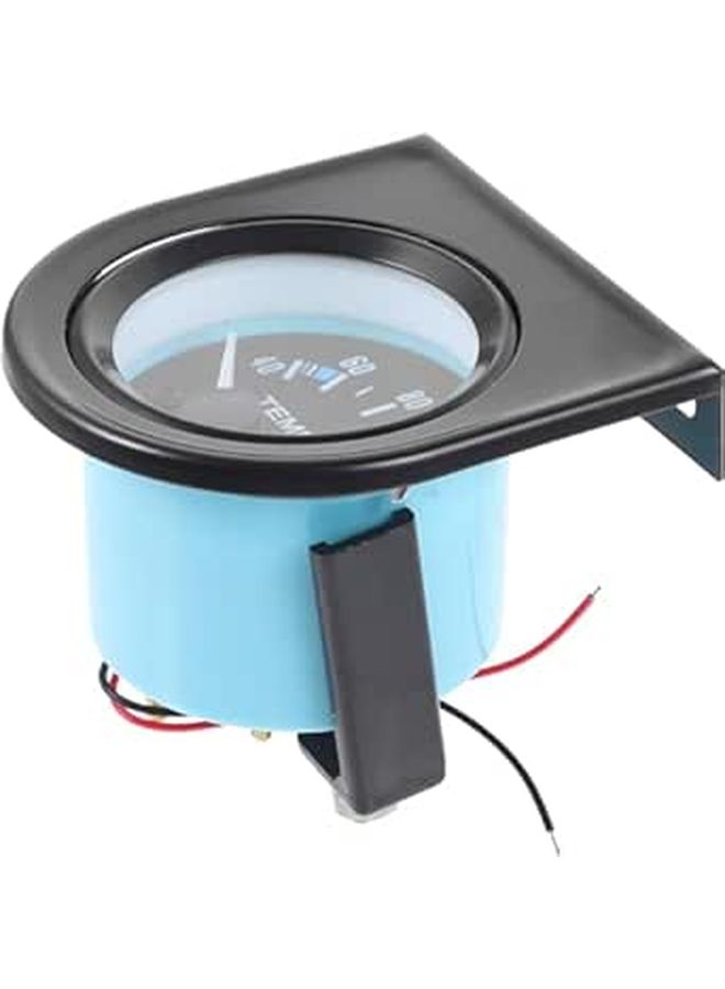 52mm Mechanical Water Temperature Gauge Aluminum Alloy Black Dial 40 120c Car Tank Temperature Meter Automotive Accessory - Image 1