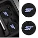 JULOPO 2 Pcs Black car Cup Holder Coaster Compatible with ST 275 Inch Silicone AntiSlip car Coasters car Cup Coasters - Image 2