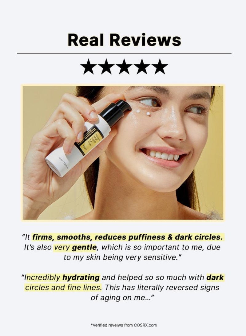 COSRX Advanced Snail Peptide Duo Eye Cream & Hydrogel Eye Patch Double-Functioning Solutions For Radiant Eyes At Any Age 118.99ml - Image 4