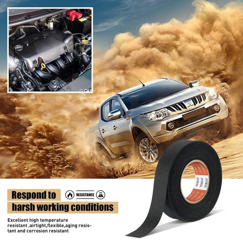 GHIME Car Wiring Tape for Wire Automotive Wiring Harness Cloth Tape for Auto Electrical Wrap, Protection, Insulation 19mm x 25 meter (15) - Image 5