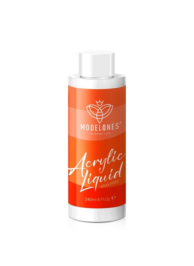 modelones Modelones 8 oz Monomer - Professional Monomer Acrylic Nail Liquid - 240ml Acrylic Monomer Liquid for Acrylic Powder, Acrylic Nails Extension - MMA Free, Non-Yellowing  - Image 1