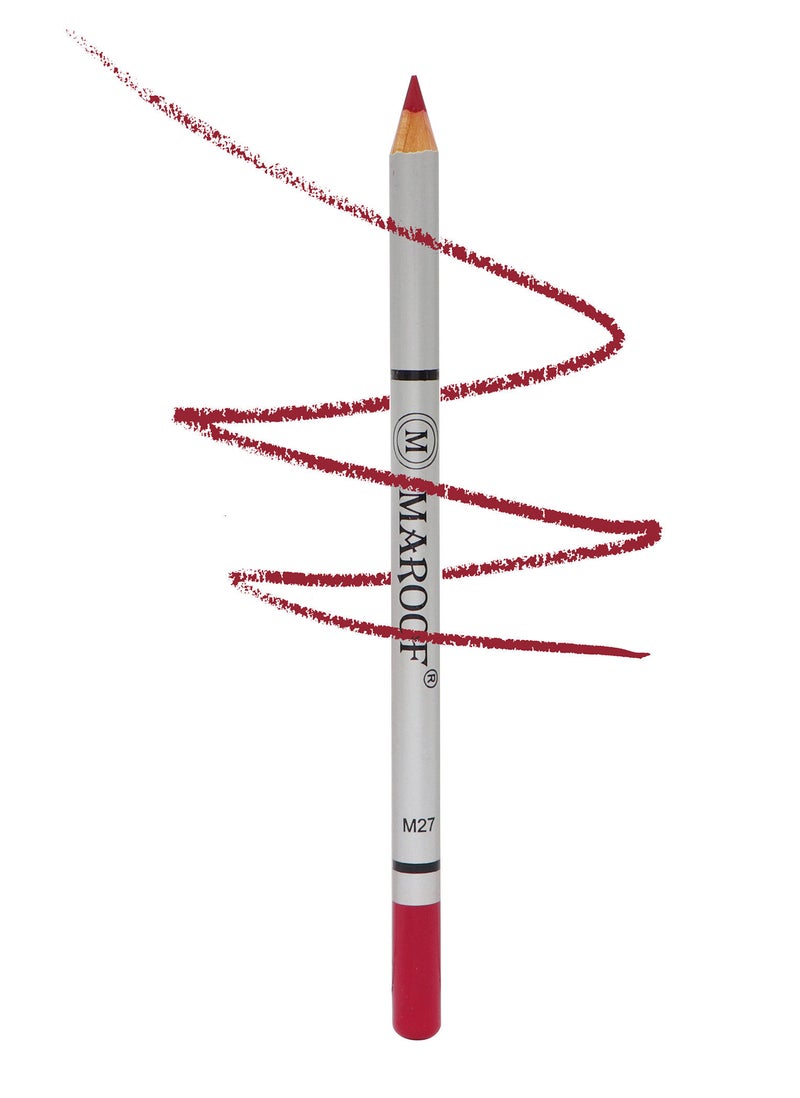 MAROOF Soft Eye and Lip Liner Pencil M27 Hot Pink - Image 4
