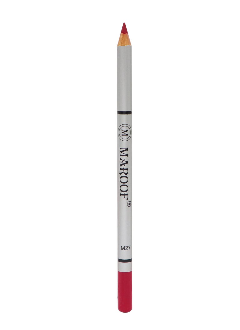 MAROOF Soft Eye and Lip Liner Pencil M27 Hot Pink - Image 5