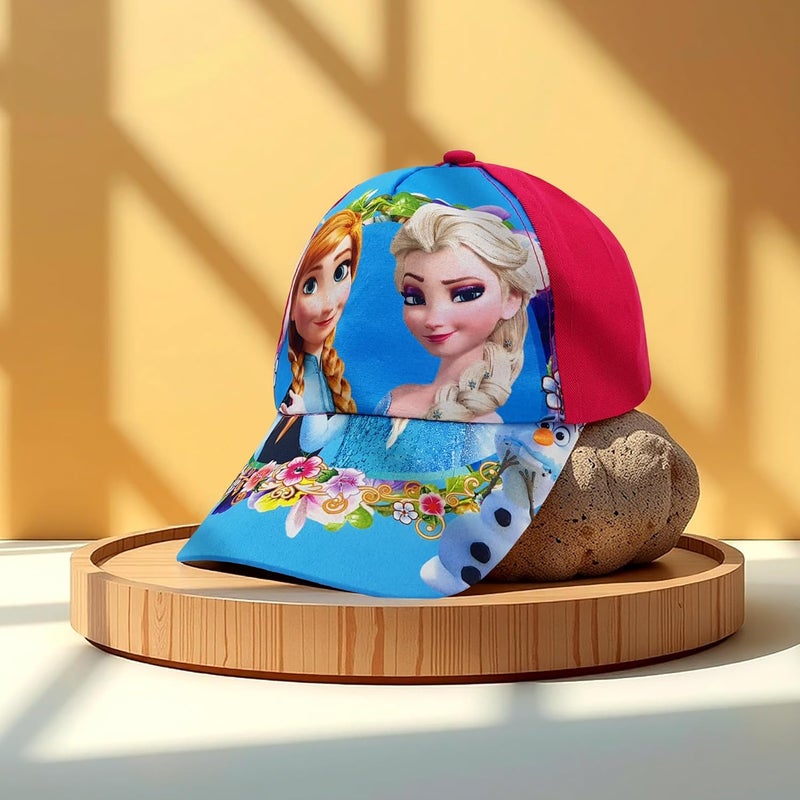 VRITRAZ Cartoon Character Printed Little Baseball Cap for Kids, Baby, Girls & Boys 3-12 Years (Pink), Comfortable Breathable Hat for Outdoor Play, Travel & Sports - Image 3
