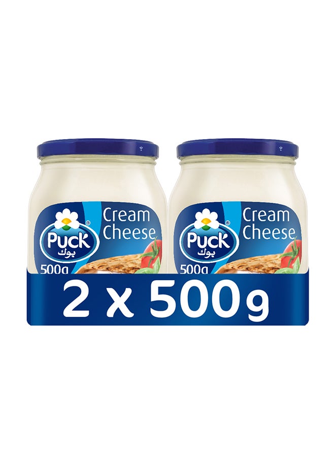 Puck Cream Cheese Spread 2x500g - Image 1