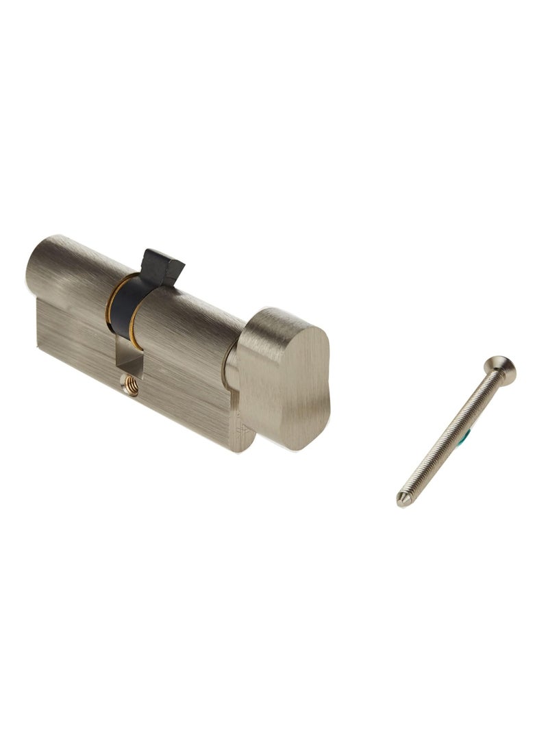 Yale 500 Series Euro Cylinder 60mm Satin Nickel Key + Turn Knob, 10-0513-3030-CK-22-01  - Image 1