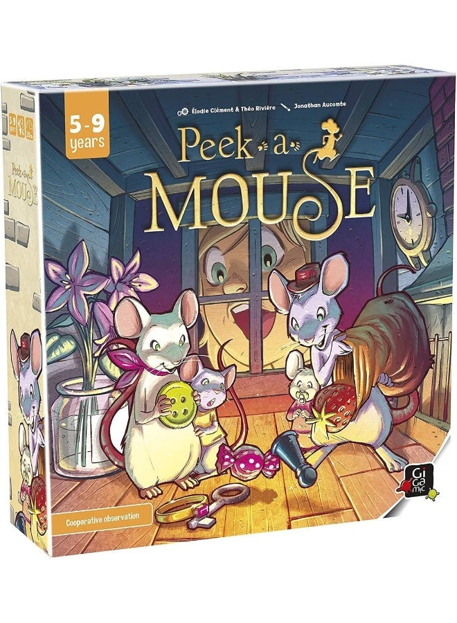 GIGAMIC Peek-A-Mouse | Cooperative Game for Kids and Families | Ages 5+ | 2 to 6 Players | 20 Minutes - Image 2