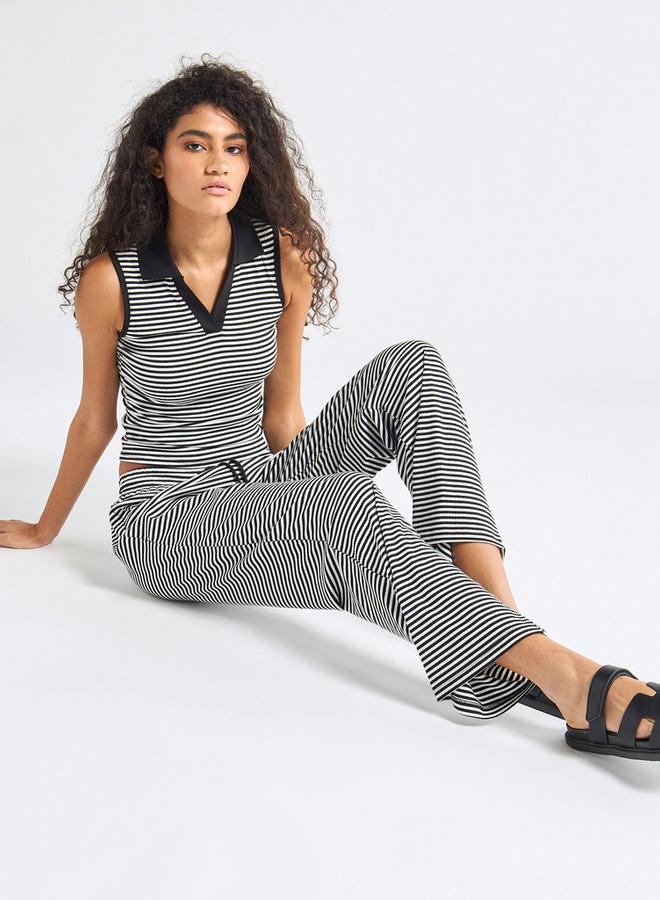 Splash FAV Striped Pants with Drawstring Closure - Image 2