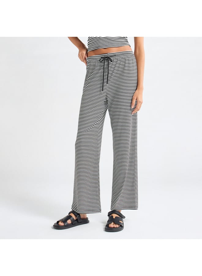 Splash FAV Striped Pants with Drawstring Closure  - Image 1