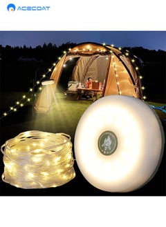 ACECOAT Camping String Lights, 4 In 1 Outdoor Camping Lantern With 5 Lighting Modes, Quick 30s Recovery, Waterproof, , Quick Storagetype-C Fast Charging, Portable Camping Lights For Camping/Yard/Hiking  - Image 1