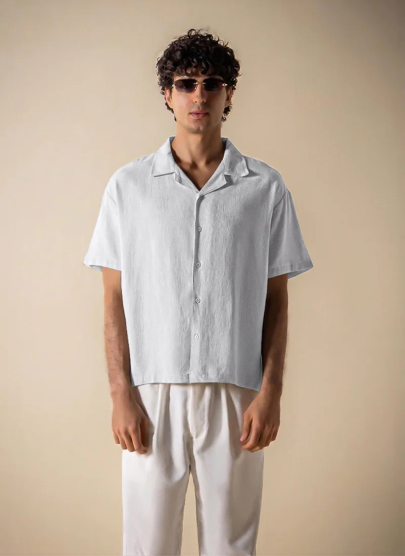 شايبس RELAXED FIT COTTON SHIRT