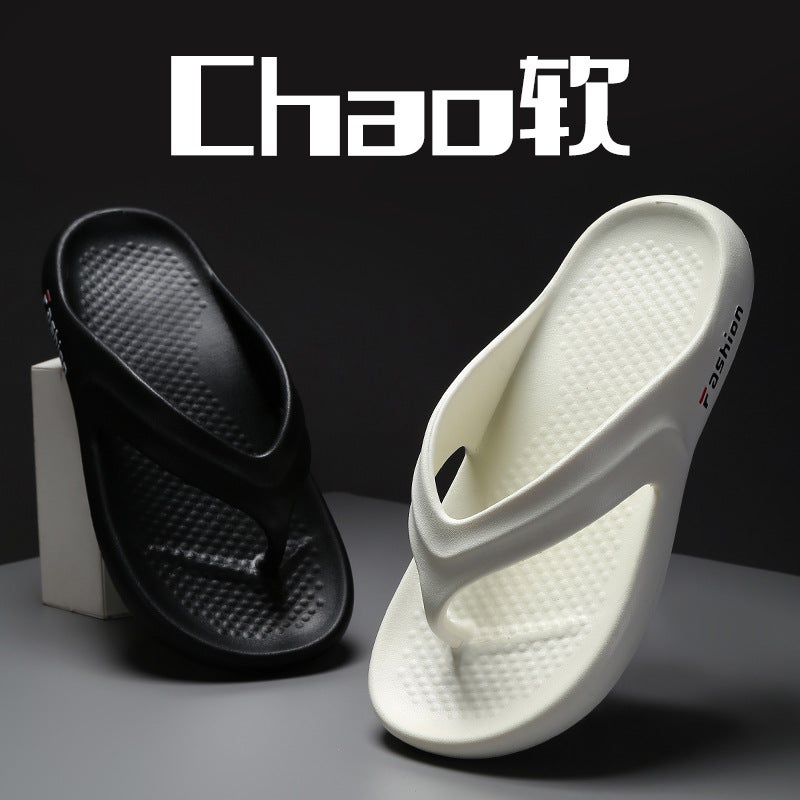 Outdoor Thick-Soled Flip-Flops For Men'S Summer Outer Wear Non-Slip Cool Slippers Flip-Flops Simple Beach Slippers - Image 5