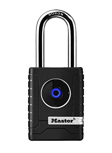 Master Lock Padlock, Outdoor Personal Use Bluetooth Lock, 2-7/32 in. Wide, 4401DLH - Image 4