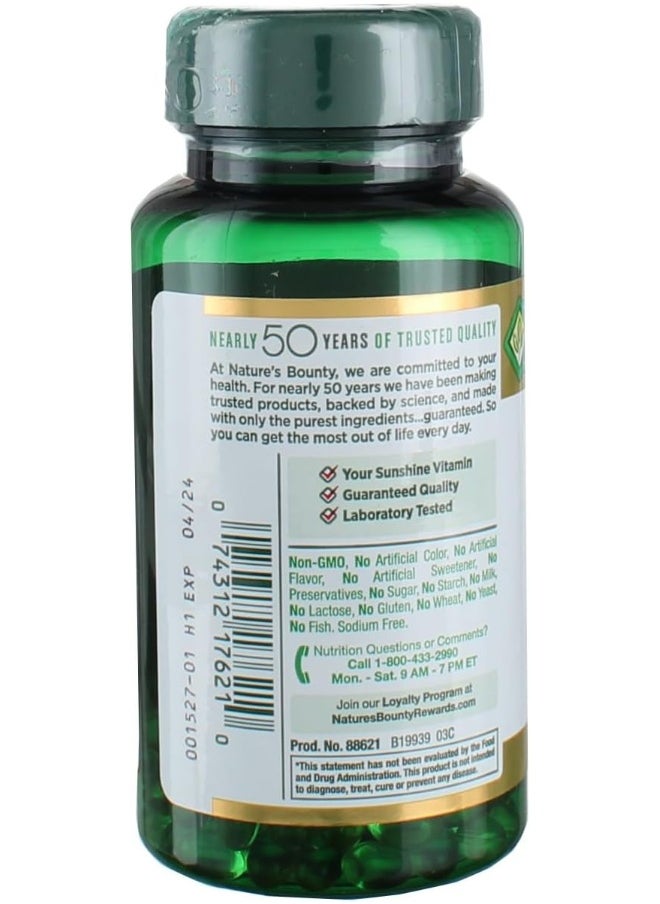NATURE'S BOUNTY Vit D Bonus.2000.Iu.150.Sfg  - Image 3