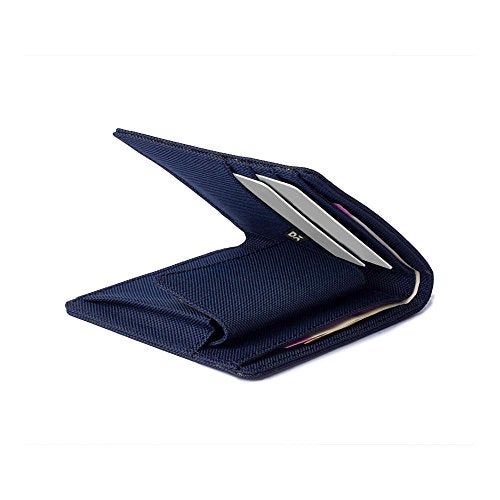 DailyObjects Blue Ballistic Nylon Coin Classic Billfold Wallet for Men - Image 3