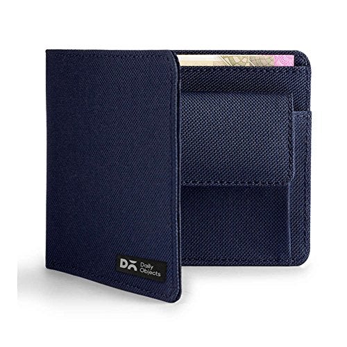DailyObjects Blue Ballistic Nylon Coin Classic Billfold Wallet for Men - Image 1