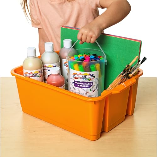 Really Good Stuff Classroom Stacking Bins - Neon - Set of 4 - Image 5