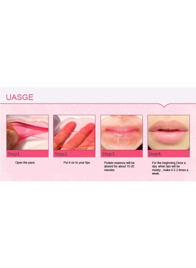 Lip  Collagen  Mask  Moisturizing  Essence  Anti  Ageing  Wrinkle - 10 pcs