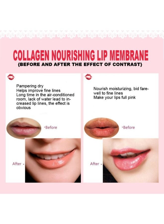 Lip  Collagen  Mask  Moisturizing  Essence  Anti  Ageing  Wrinkle - 10 pcs