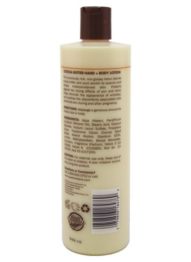 Queen Helene - Cocoa Butter Hand & Body Lotion 16 Oz (Pack Of 3) - Image 1