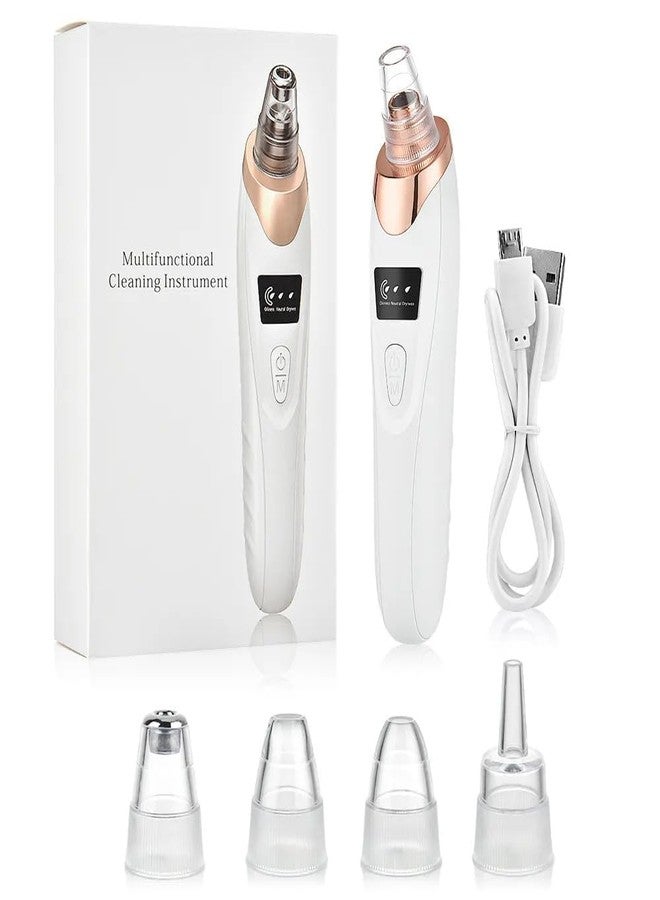 Adiguru 5-in-1 Blackhead Remover Machine – Electric Pore Cleaner & Whitehead Removal Tool, Deep Face Cleaner Machine for Acne, Pimple & Blackhead Removal, USB Rechargeable Derma Suction Device (Blackhead remover) - Image 1