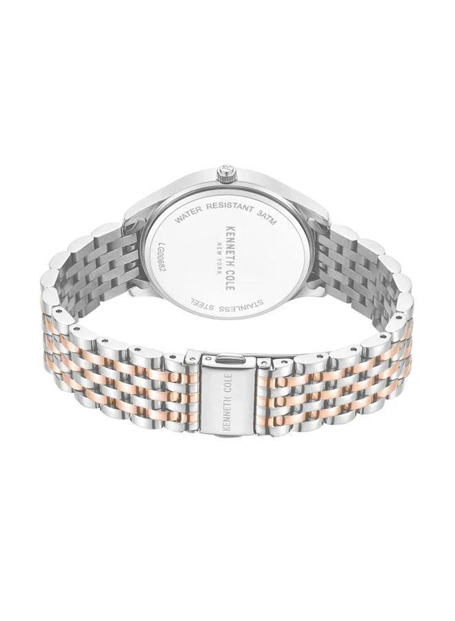 Kenneth Cole New York Chelsea Women's 36mm Quartz Watch with Rose Gold Dial & Two-tone Stainless Steel Bracelet