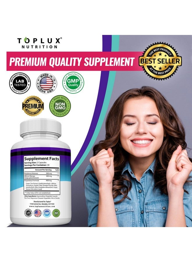 Toplux حبوب كيتو بيرن كيتوزيس - 1200 ملغ متقدمة للغاية طبيعية كيتونية باستخدام نظام كيتون الغذائي دعم الطاقة والتركيز للرجال والنساء 60 كبسولة - Image 5