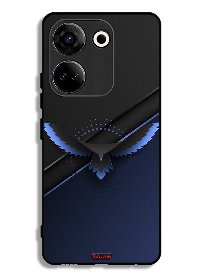 Tolwak Tecno Camon 20 Protective Case Cover Eagle Digital Abstract Art - Image 1