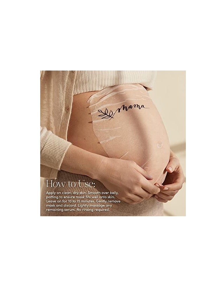 Evereden Evereden Soothing Belly Mask for Stretch Marks - 2nd/3rd Trimester Size | 1 count | Belly Mask for Pregnancy | Clean Pregnancy Skincare | Non-toxic and Fragrance Free  - Image 2