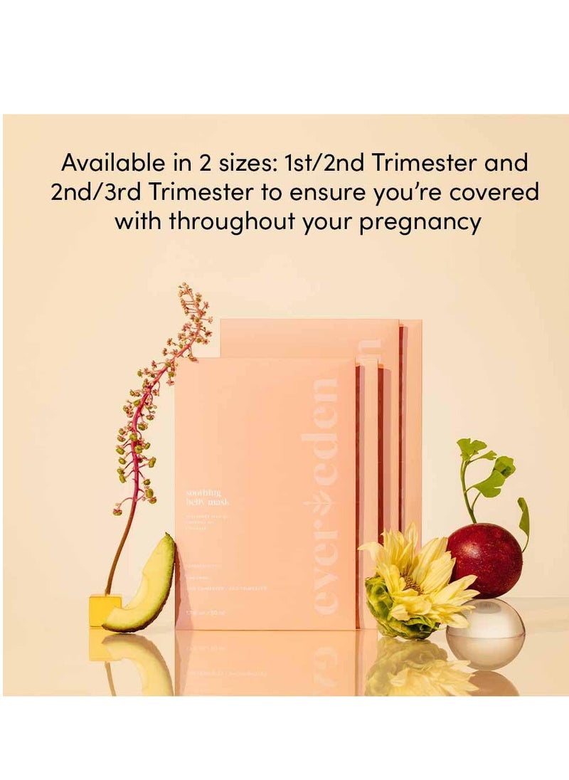 Evereden Evereden Soothing Belly Mask for Stretch Marks - 2nd/3rd Trimester Size | 1 count | Belly Mask for Pregnancy | Clean Pregnancy Skincare | Non-toxic and Fragrance Free  - Image 5