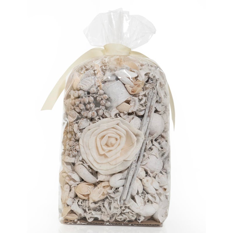 Linen White Fragrance Potpourri Bag Home Dcor  Floral Petals Vase  Bowl Filler White